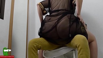 Horny fucked with Jesus on a chair. SAN313