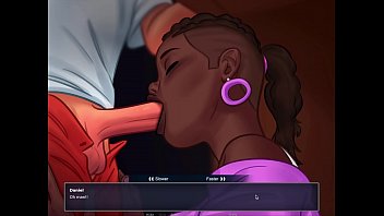 Summertime Saga - Ebony Teacher gets fucked by her student's big cock