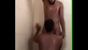 She suck my jamaican cock and then I fucked her in the bathroom till I buss