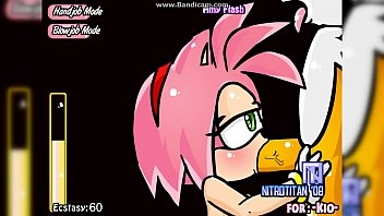Amy give Tails a Hand and Blowjob