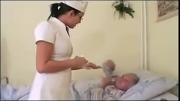 Nurse and old man
