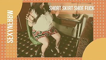 Short Skirt Shoe Fuck