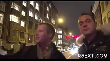 Horny old dude takes a trip in amsterdam's redlight district